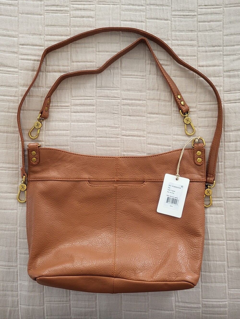 NWT HOBO Brown Leather Shoulder Bag